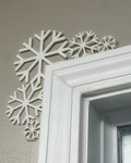 Christmas Snowflake Door Corner Decoration